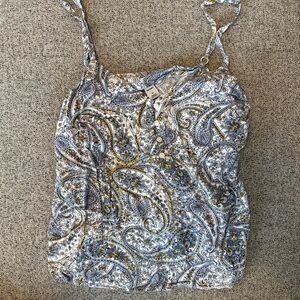 Old Navy Blue and Gold Paisley Tank Top